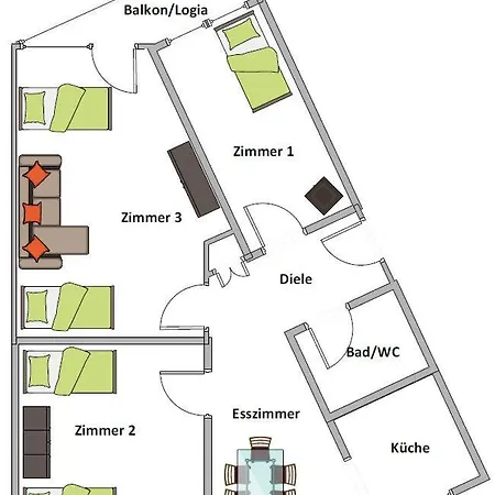 3,5 Zentrale Lage دوسبرغ